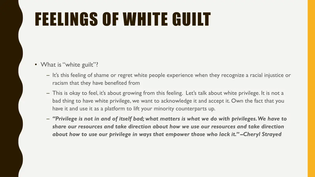 feelings of white guilt