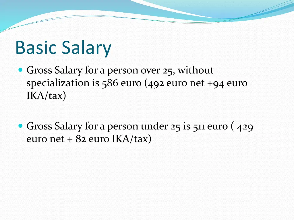 basic salary