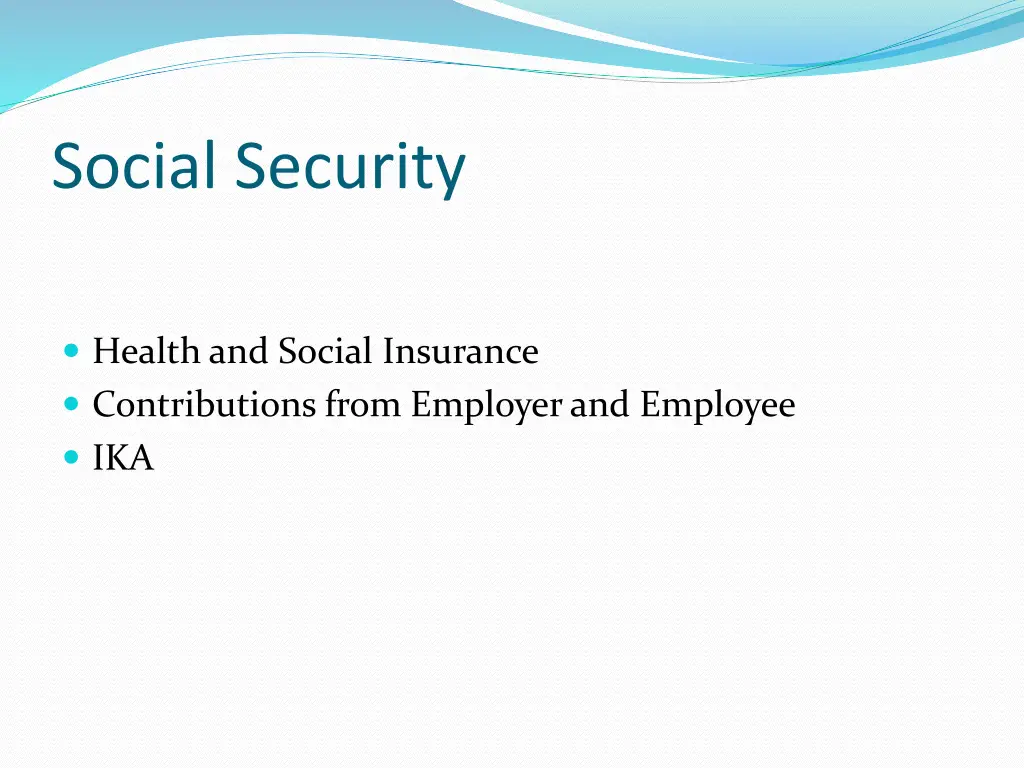 social security