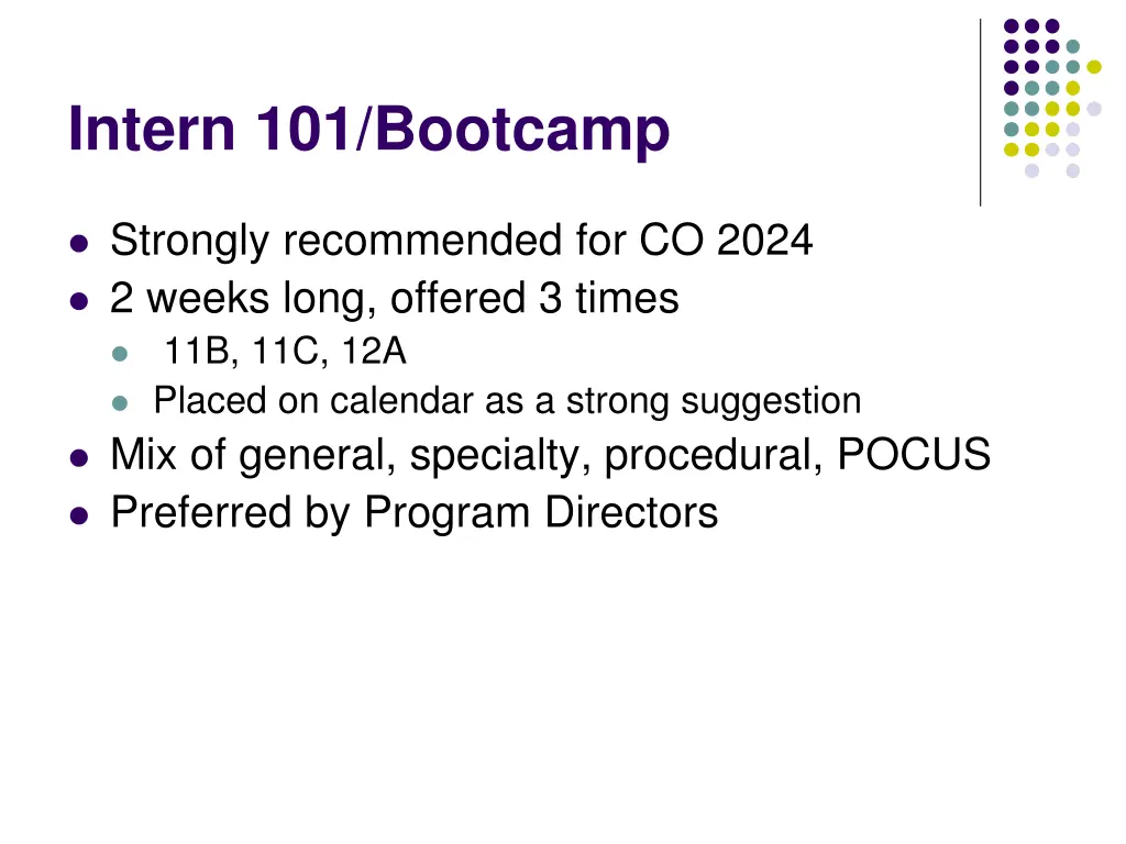 intern 101 bootcamp