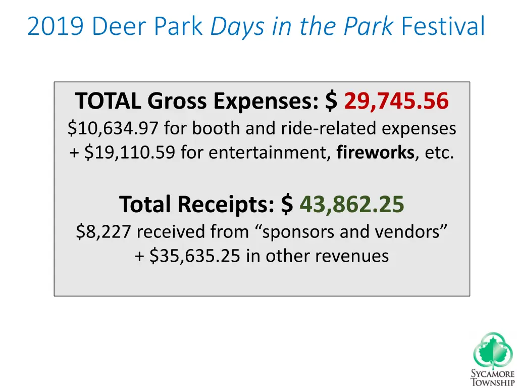 2019 deer park days in the park festival 1