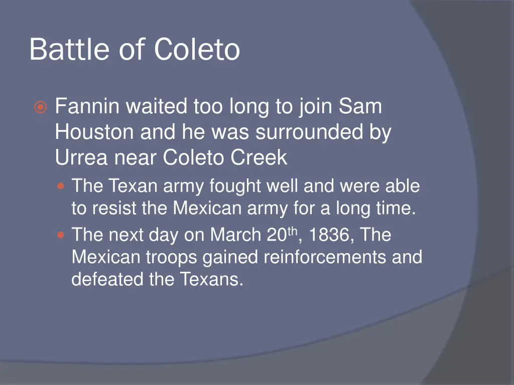 battle of coleto