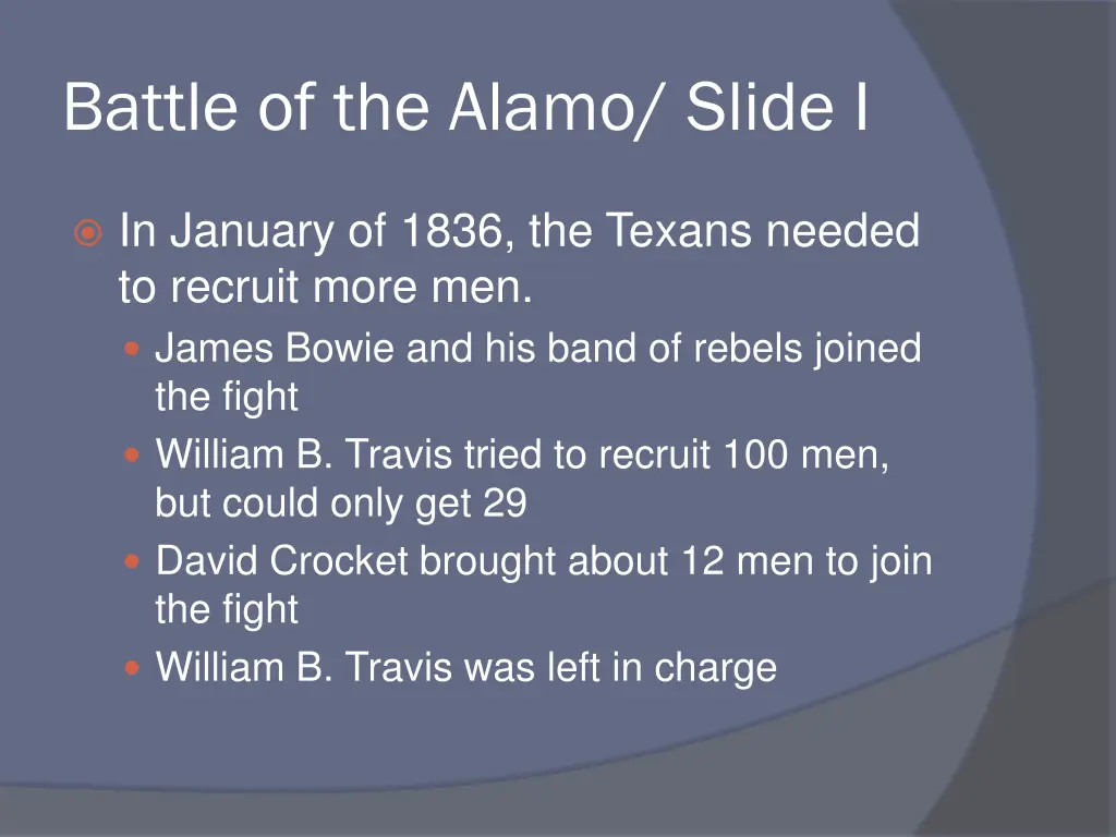 battle of the alamo slide i