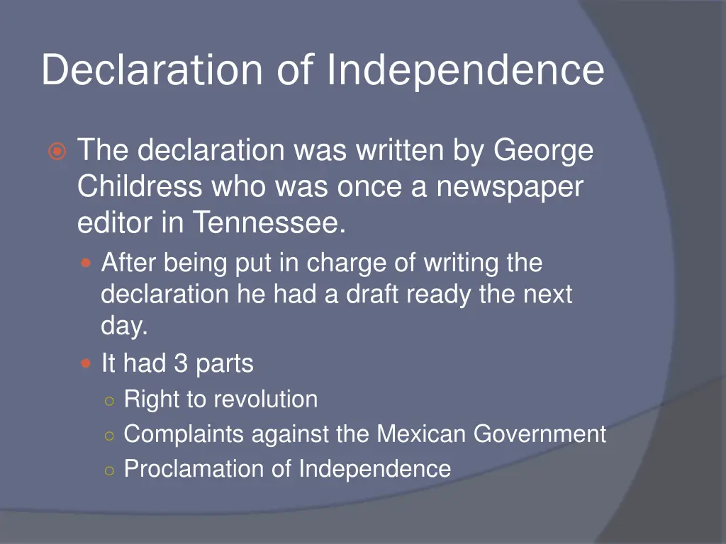 declaration of independence