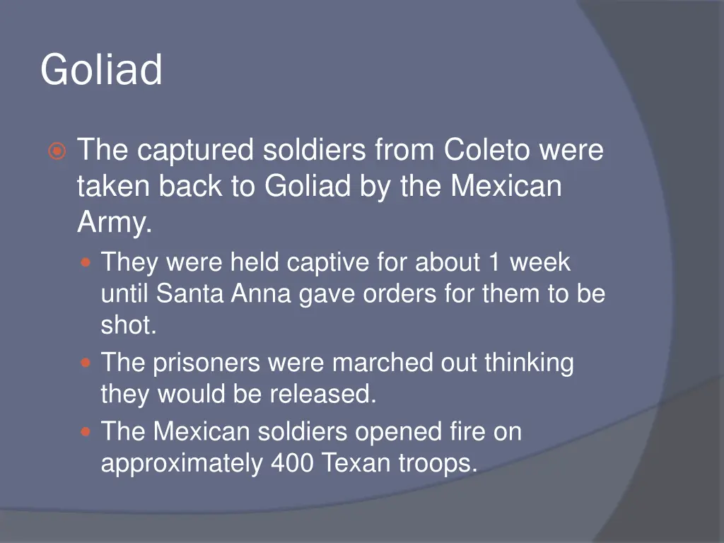 goliad