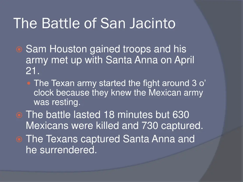 the battle of san jacinto