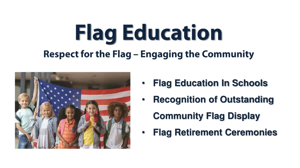 flag education in schools