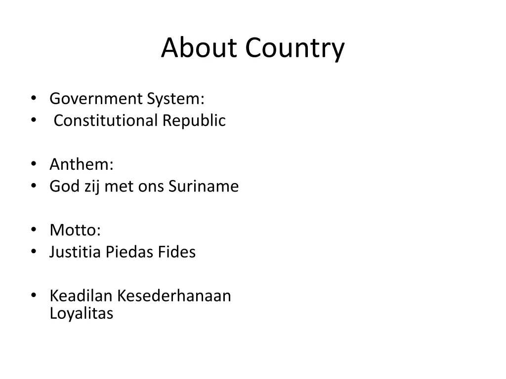 about country