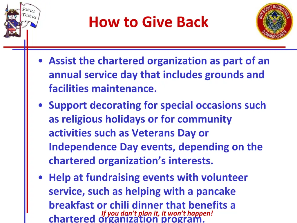 how to give back