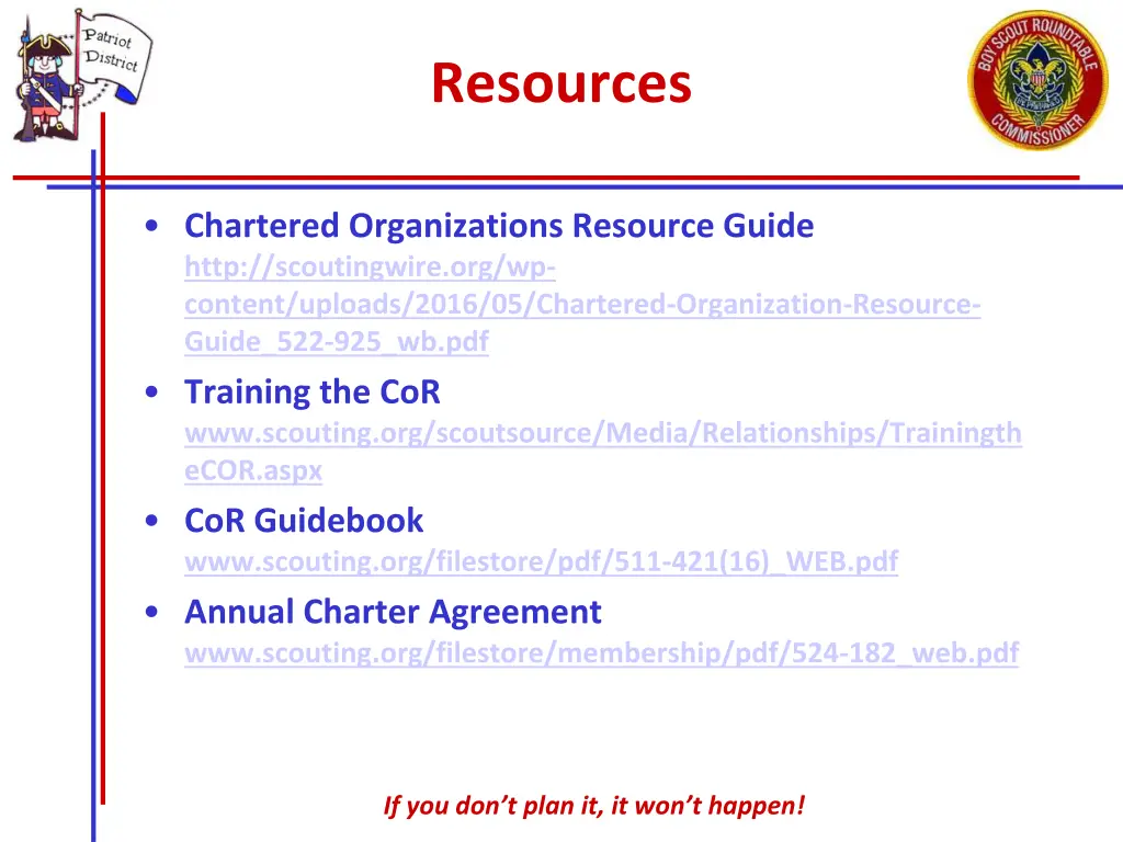 resources