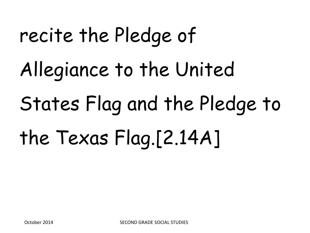 recite the pledge of allegiance to the united