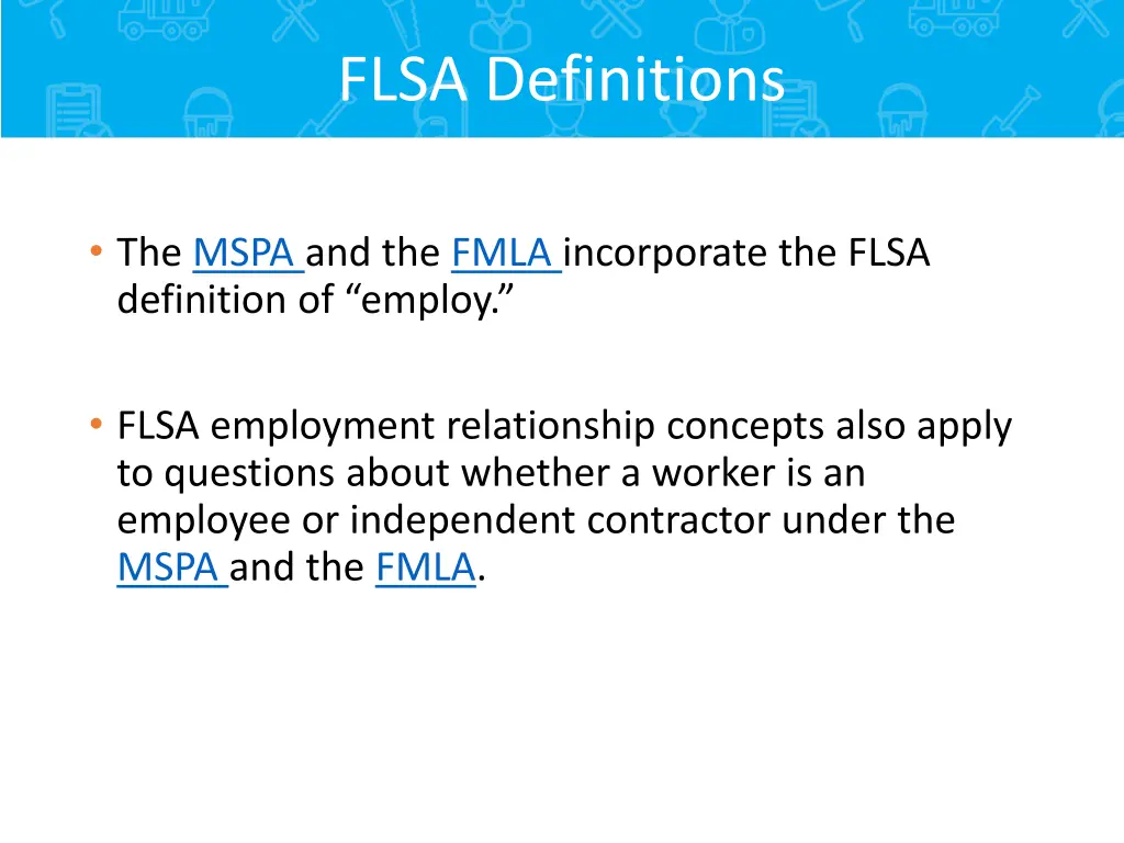 flsa definitions 1