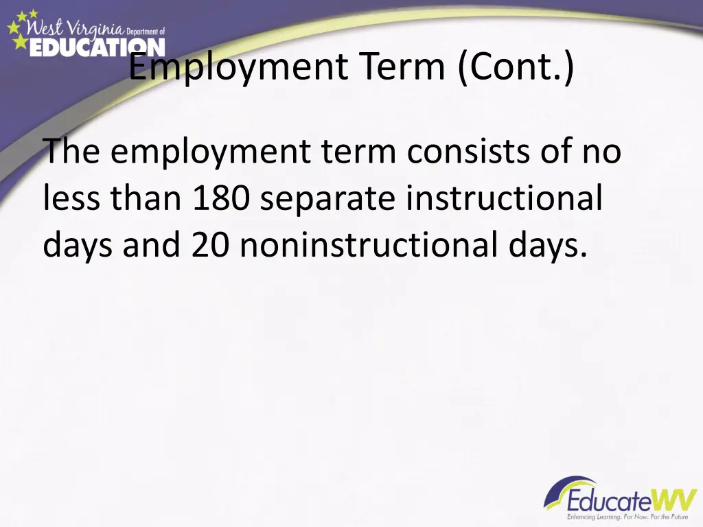 employment term cont 1