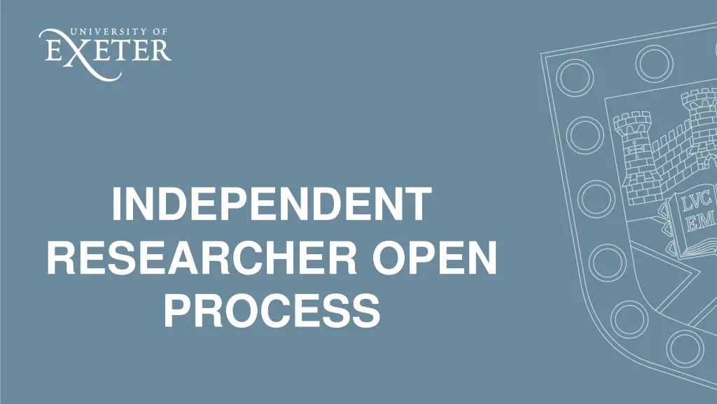 independent researcher open process