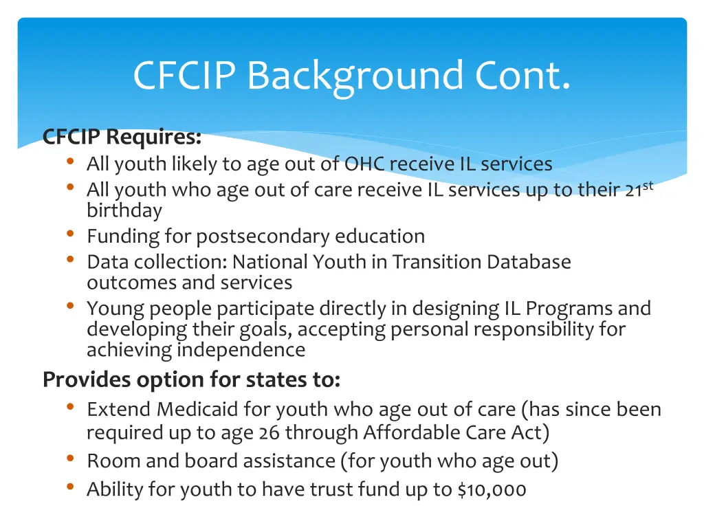 cfcip background cont