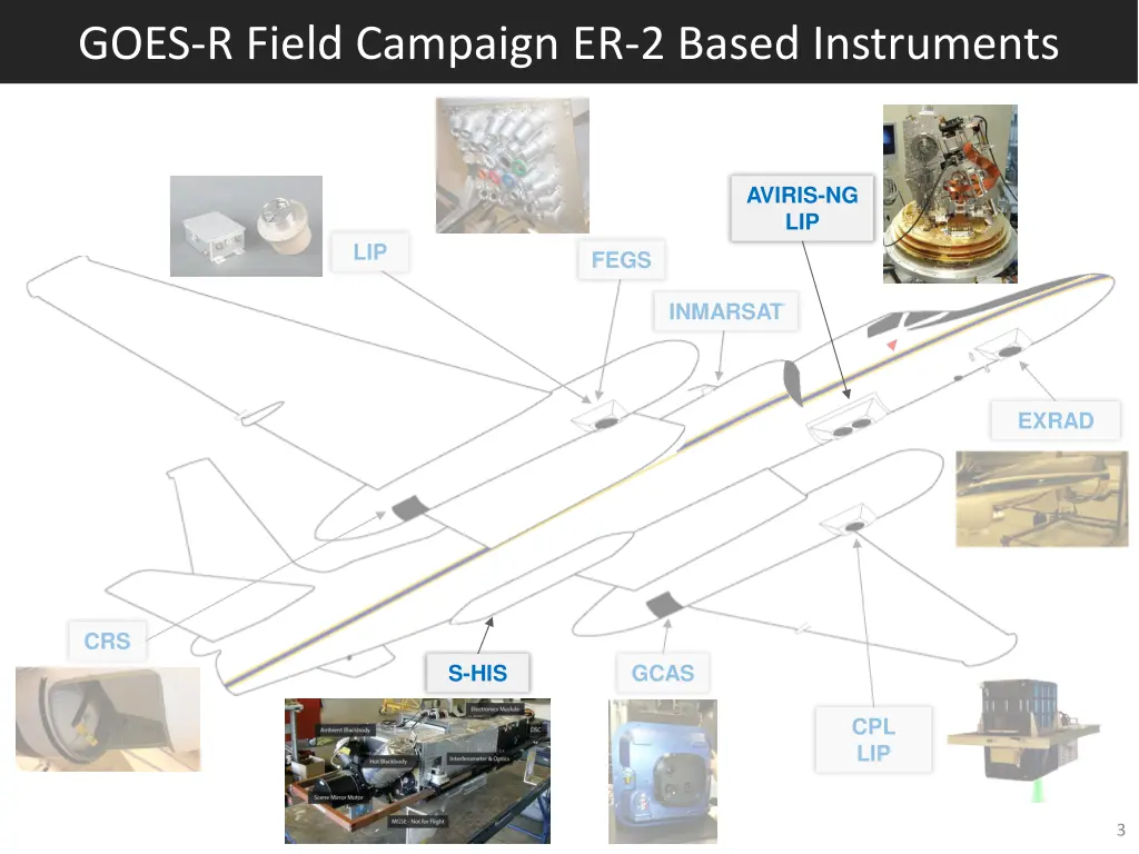 goes r field campaign er 2 based instruments