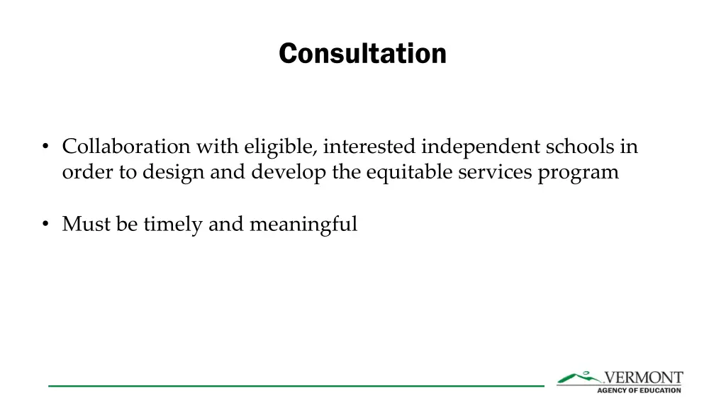 consultation 1