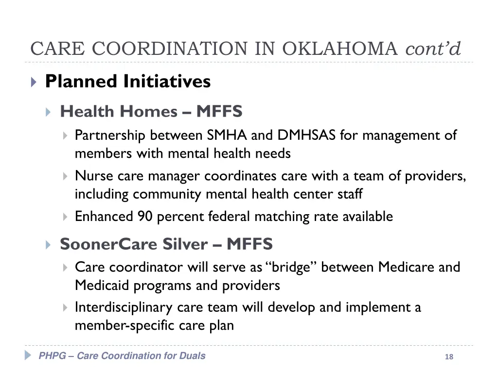 care coordination in oklahoma cont d