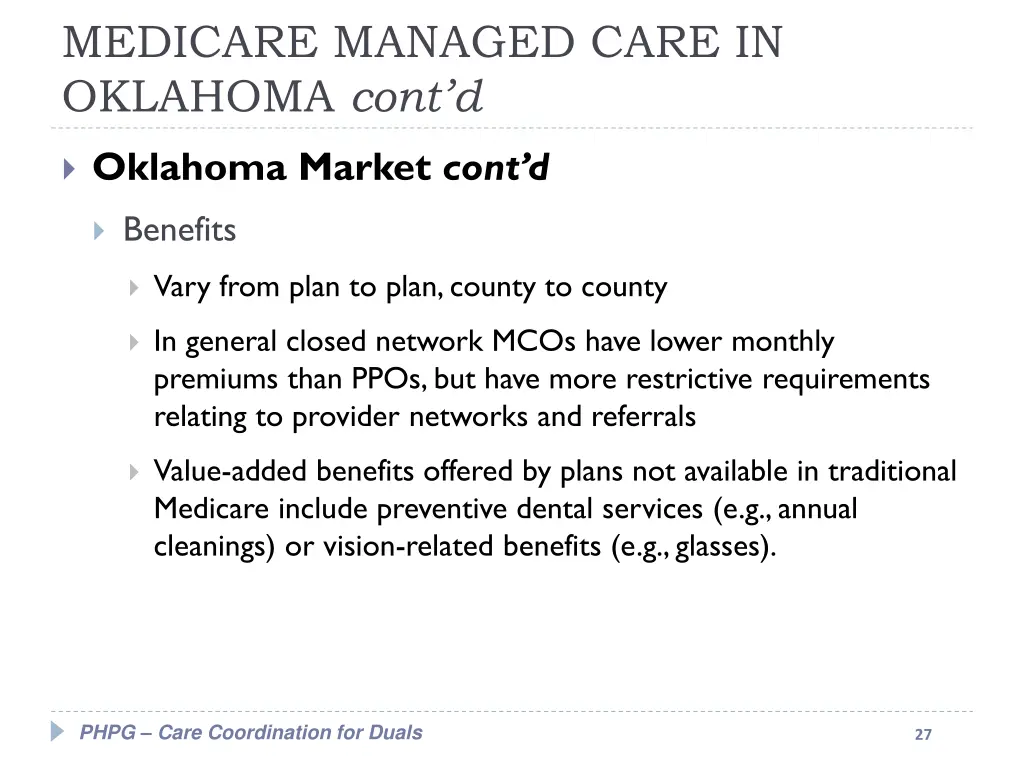 medicare managed care in oklahoma cont d 6