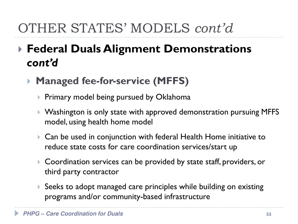 other states models cont d 2