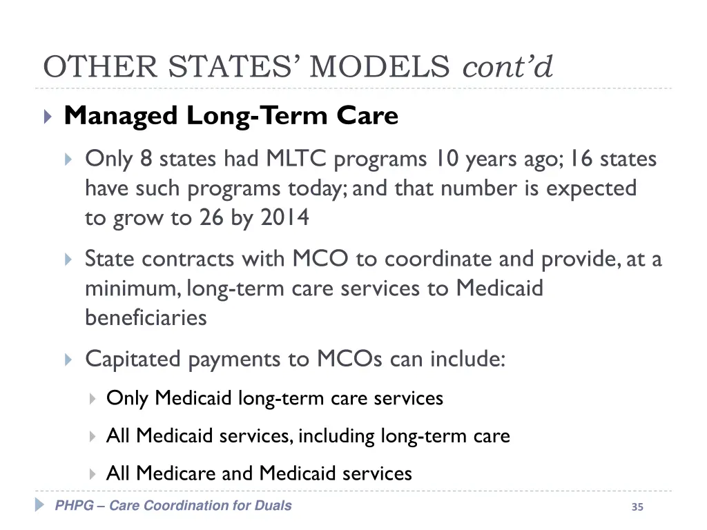 other states models cont d 4