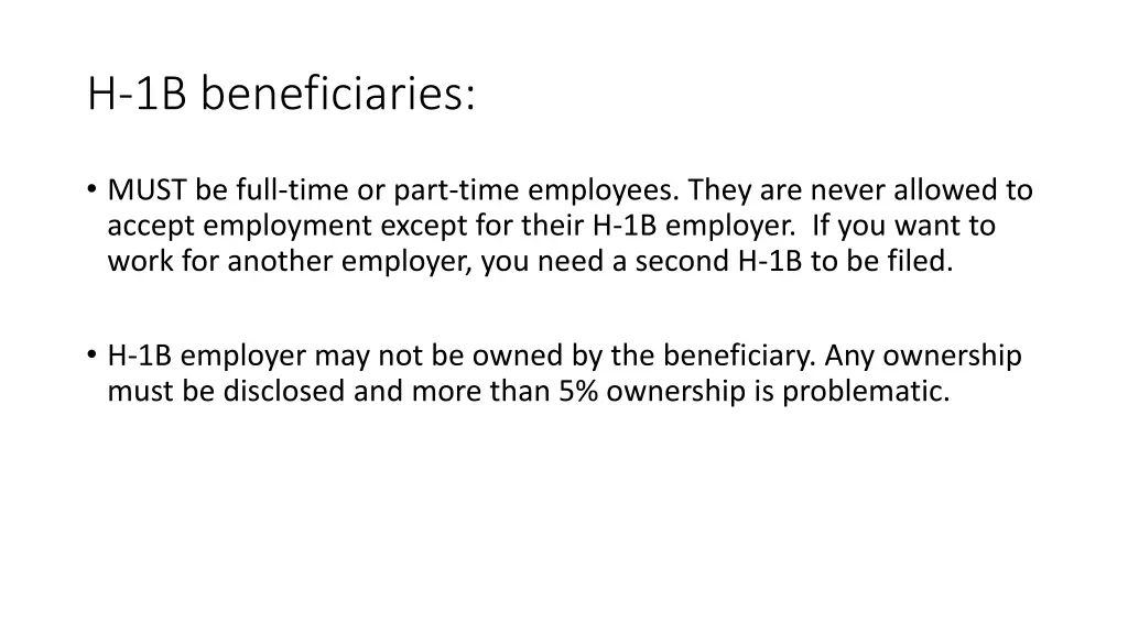 h 1b beneficiaries