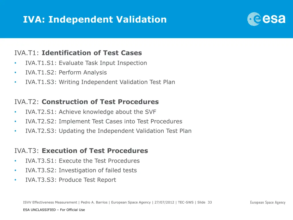 iva independent validation