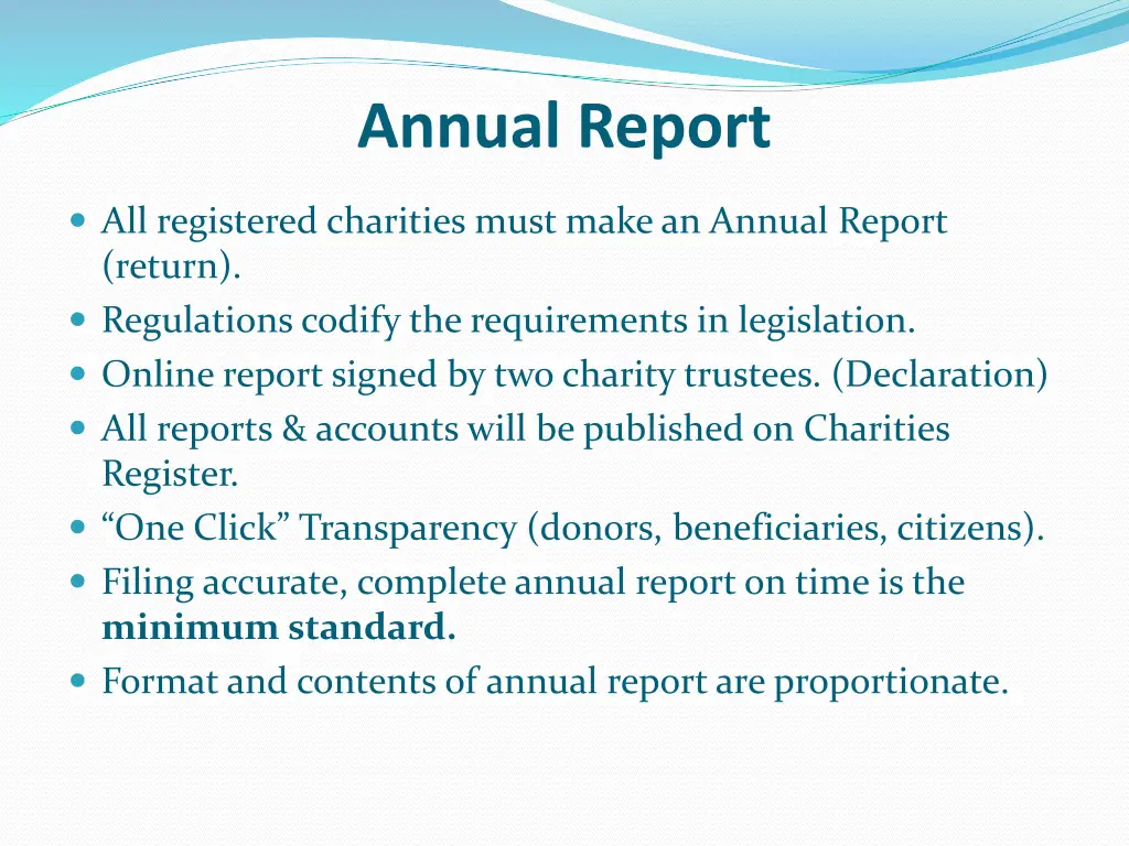 annual report