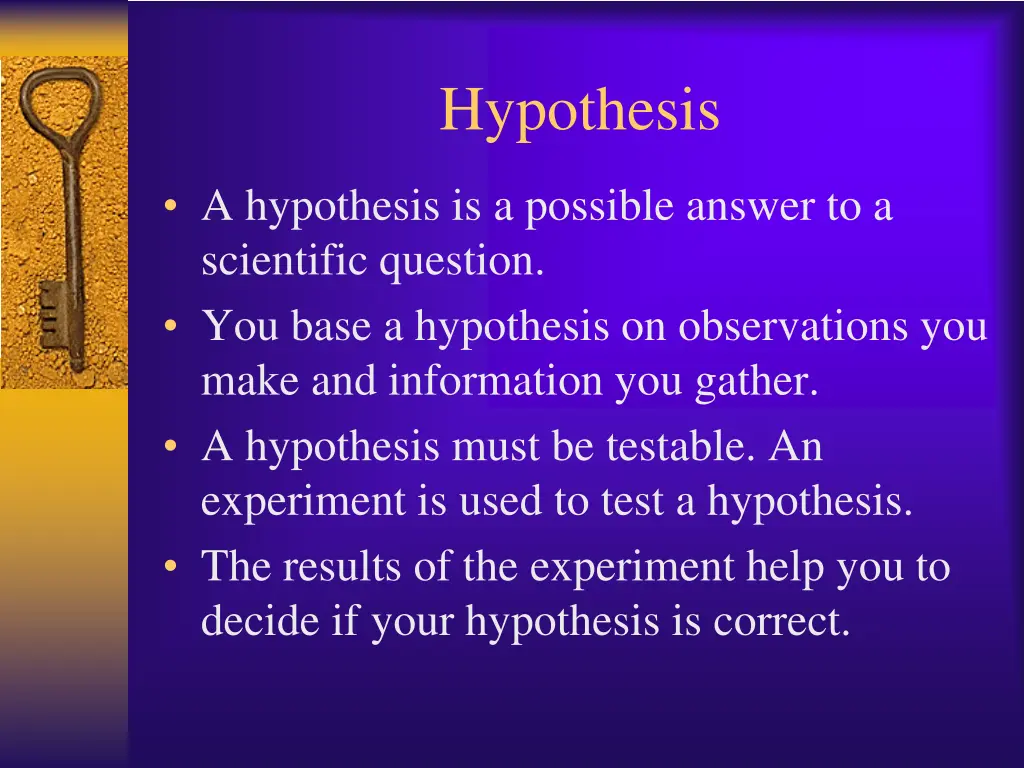 hypothesis