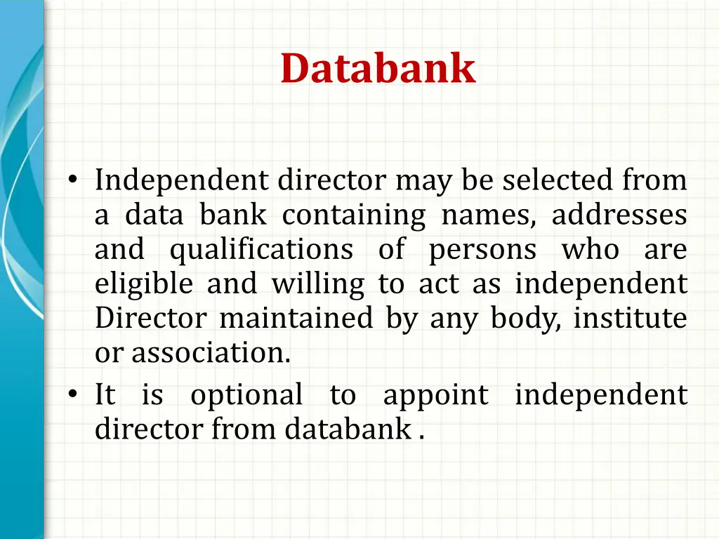 databank