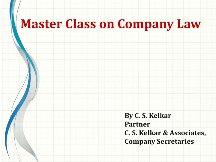 master class on company law