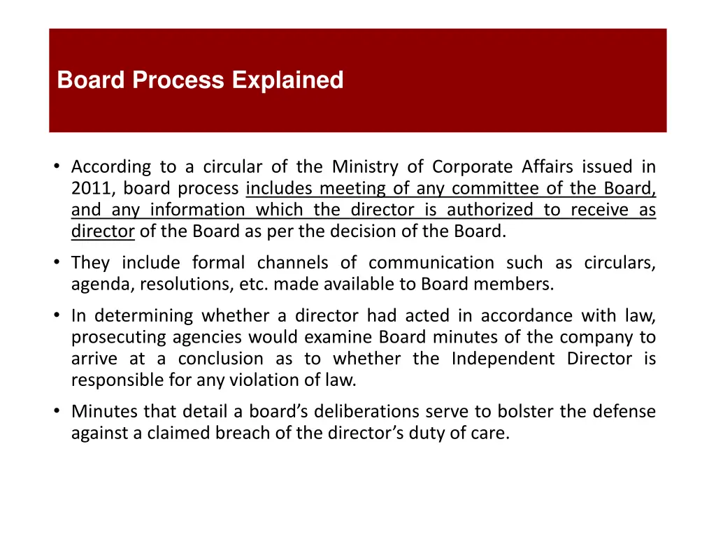 board process explained