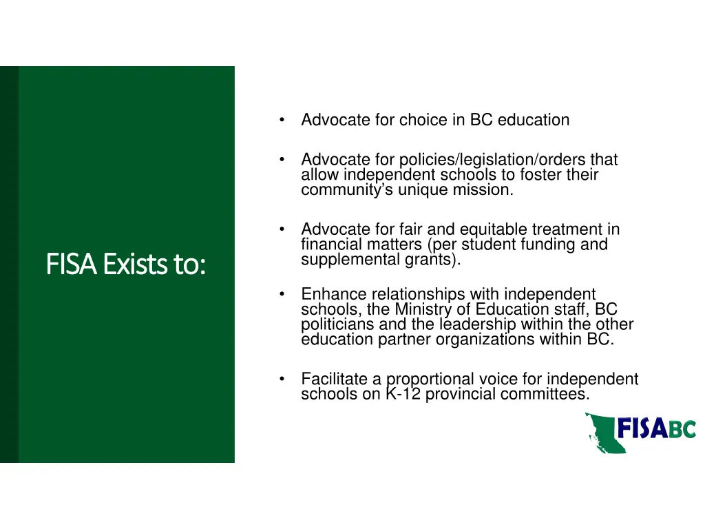 advocate for choice in bc education