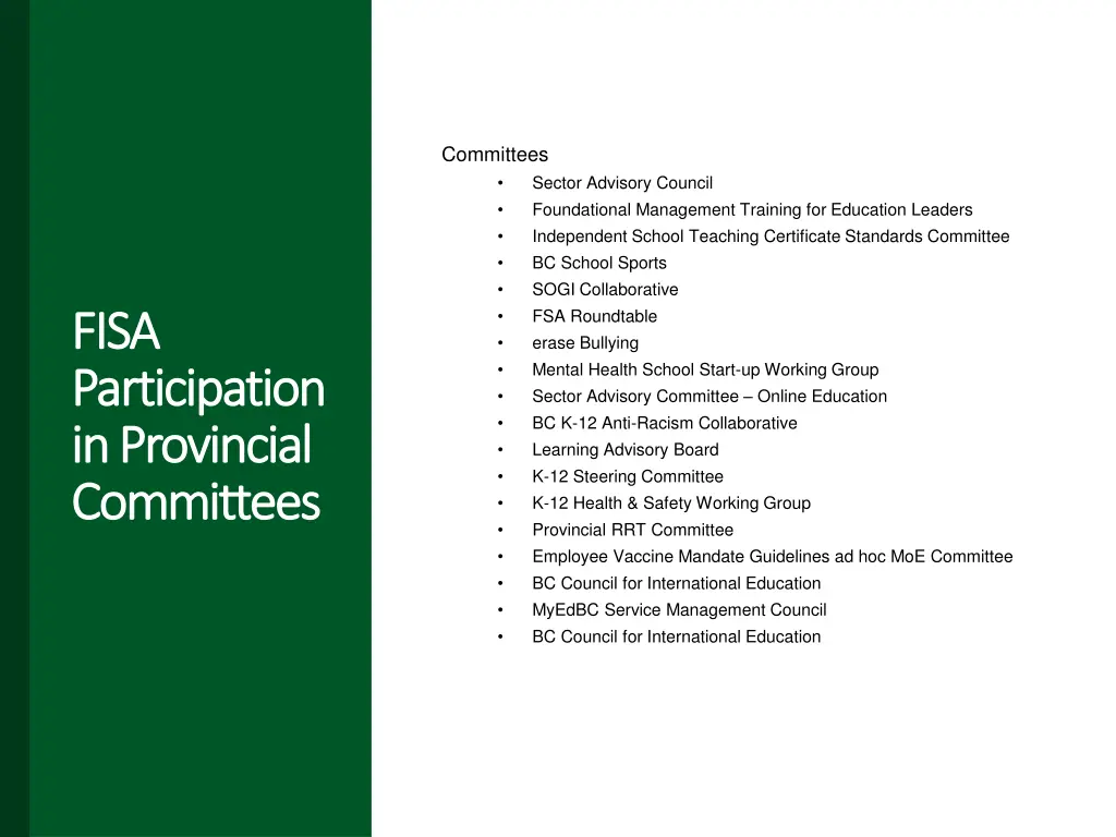 committees