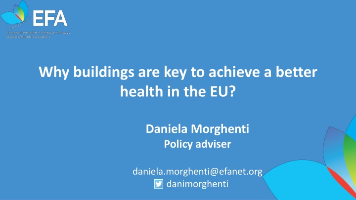 why buildings are key to achieve a better health