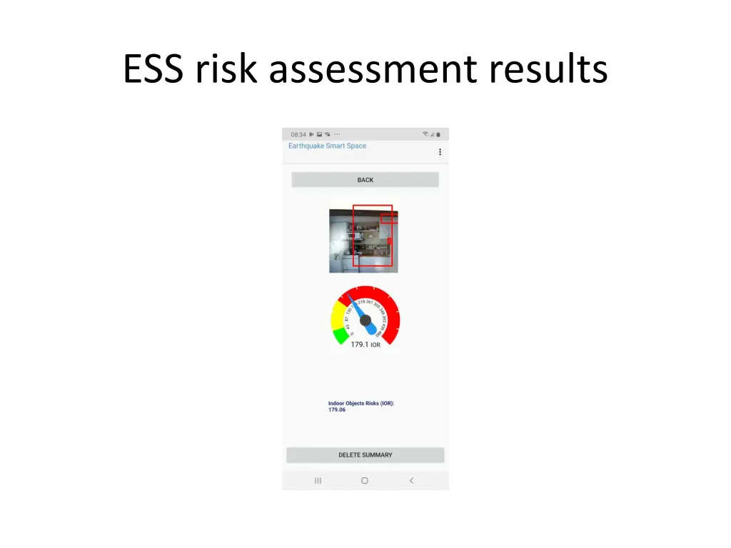 ess risk assessment results