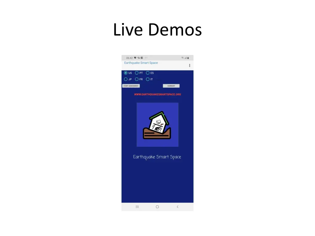 live demos