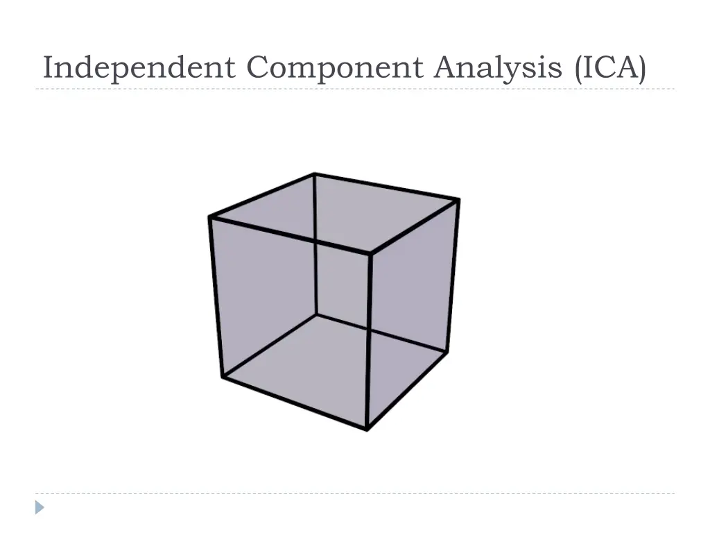 independent component analysis ica