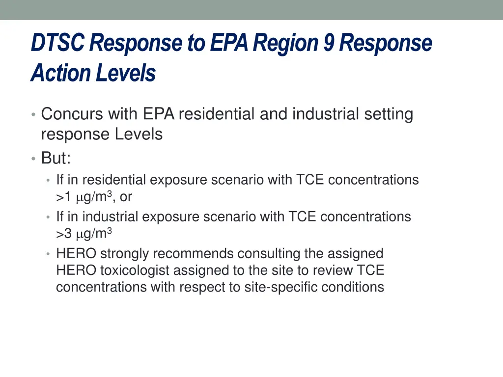 dtsc response to epa region 9 response action