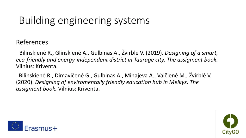 building engineering systems 5