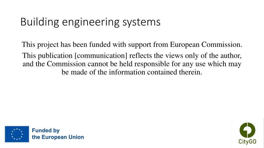 building engineering systems 6