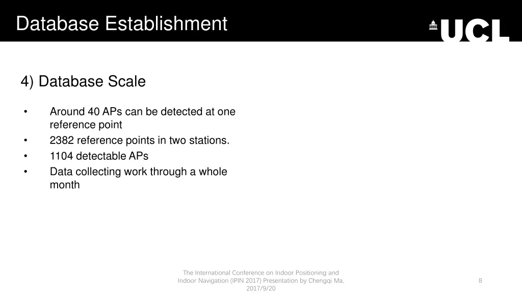 database establishment 2