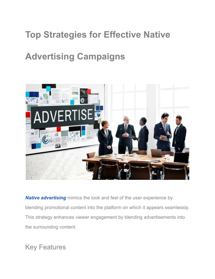 top strategies for effective native