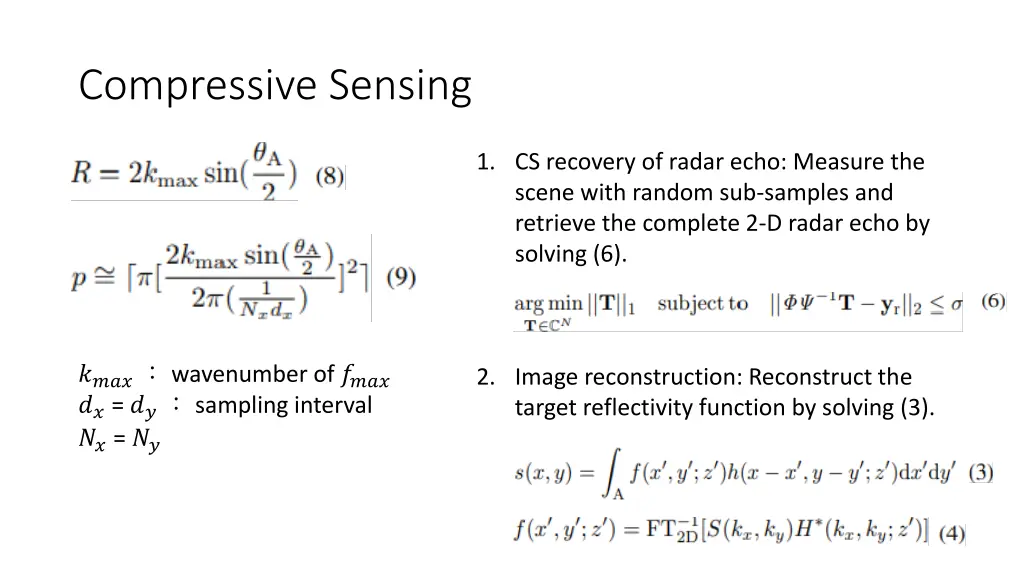 compressive sensing 2