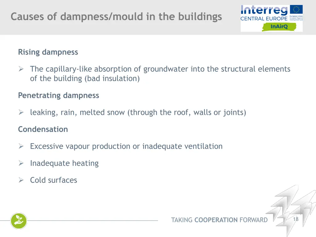 causes of dampness mould in the buildings