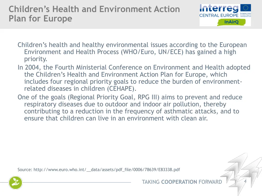 children s health and environment action plan