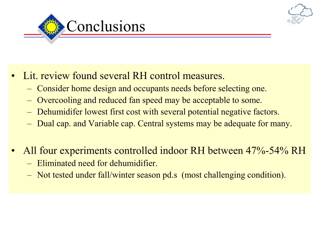 conclusions