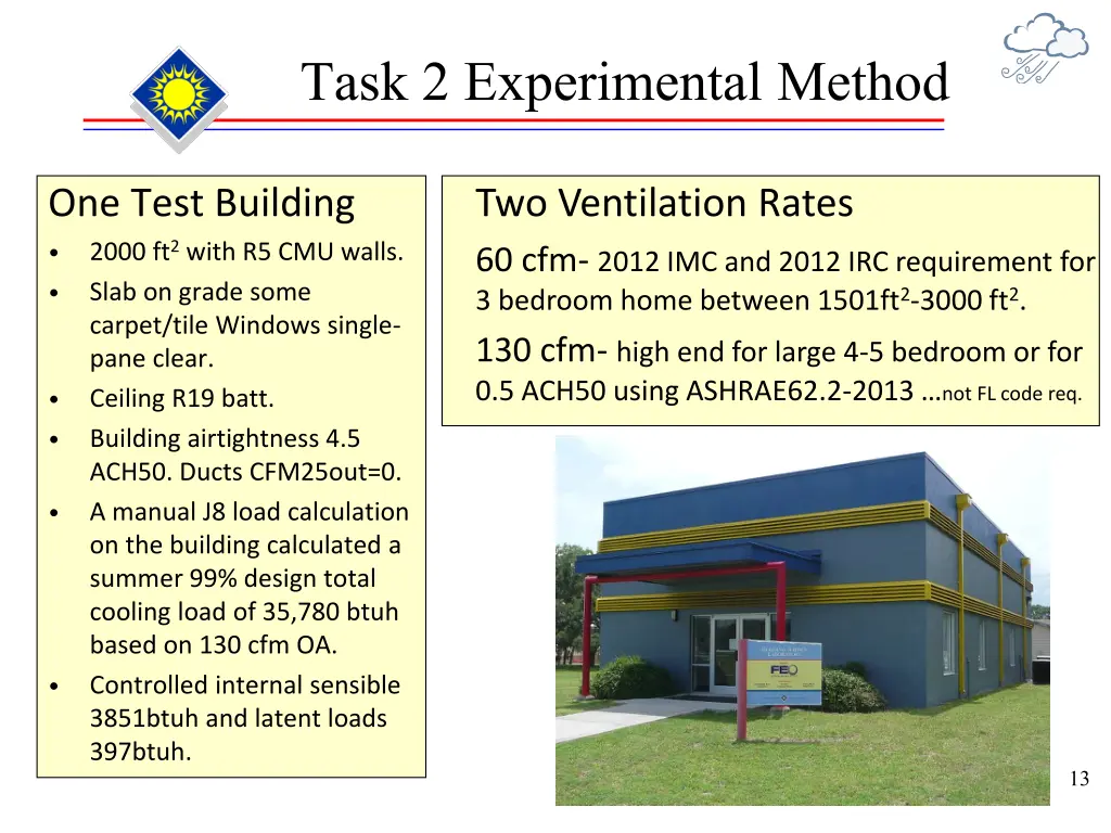 task 2 experimental method