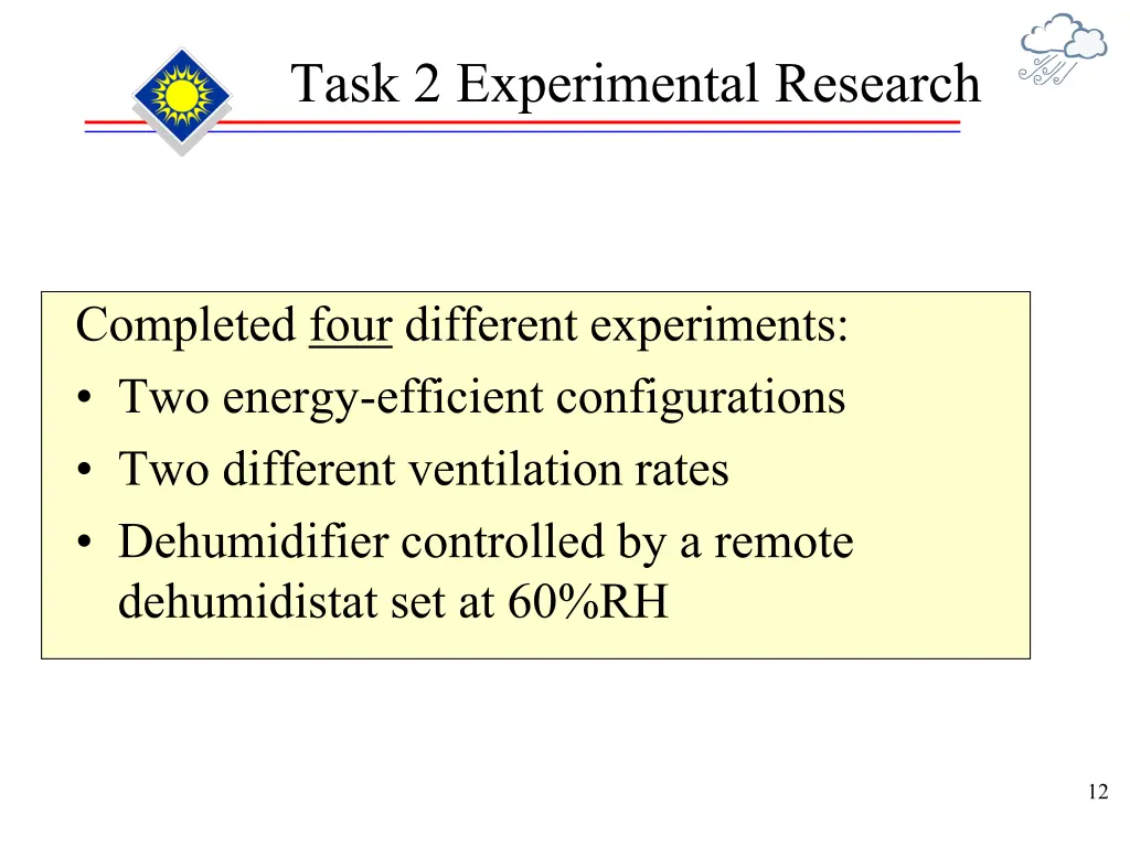 task 2 experimental research