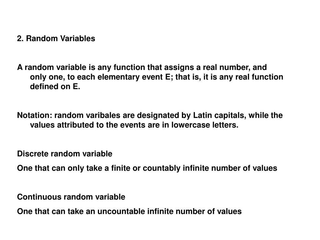 2 random variables